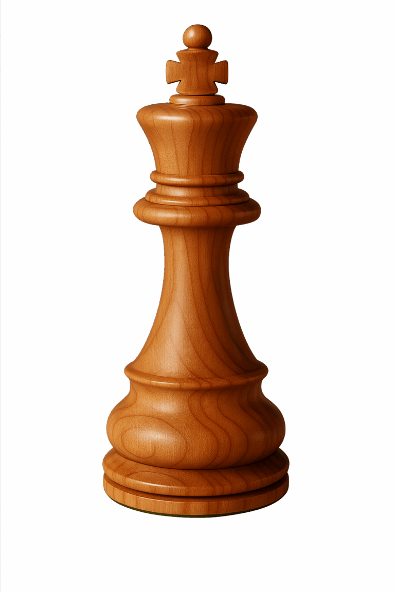 white king chess figure transparent
