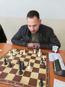 Александар Илић, члан домаће екипе ШК „Пејиновић“