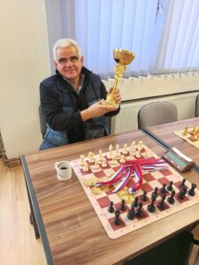 проф. мр Мирољуб Мердовић, председник Шабачког шаховског клуба